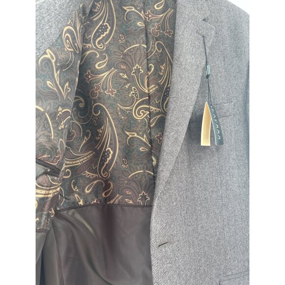 Lauren Ralph Lauren Mens Wool Cashmere Sport Coat Brown 46L - Picture 8 of 9